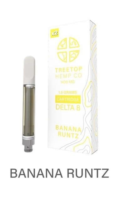TREETOP D8 1400 MG Banana Runtz