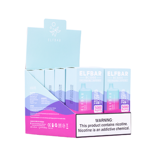 ELFBAR Tropical Rainbow Blast 5000 Puffs 5% Box