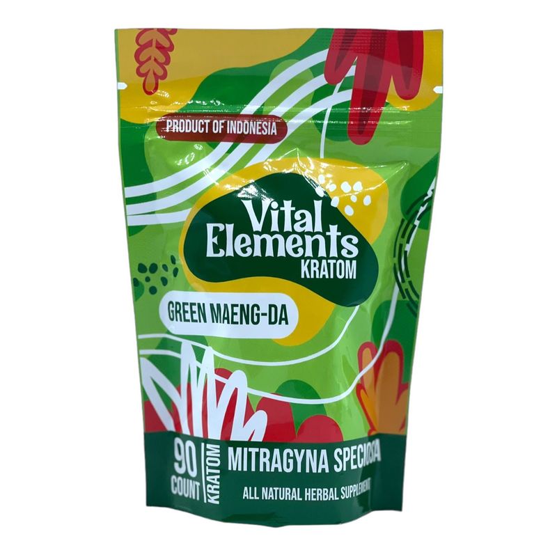 Vital Elements Capsules Green Maeng Da 90 CT