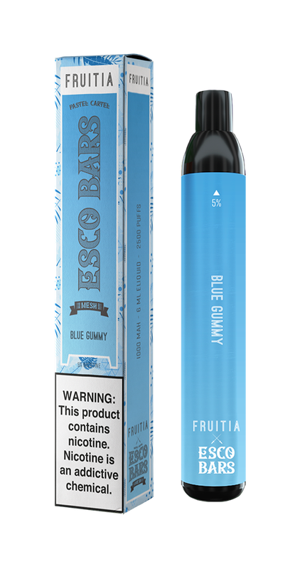ESCO Bar X Fruitia Blue Gummy 2500 puffs 5%