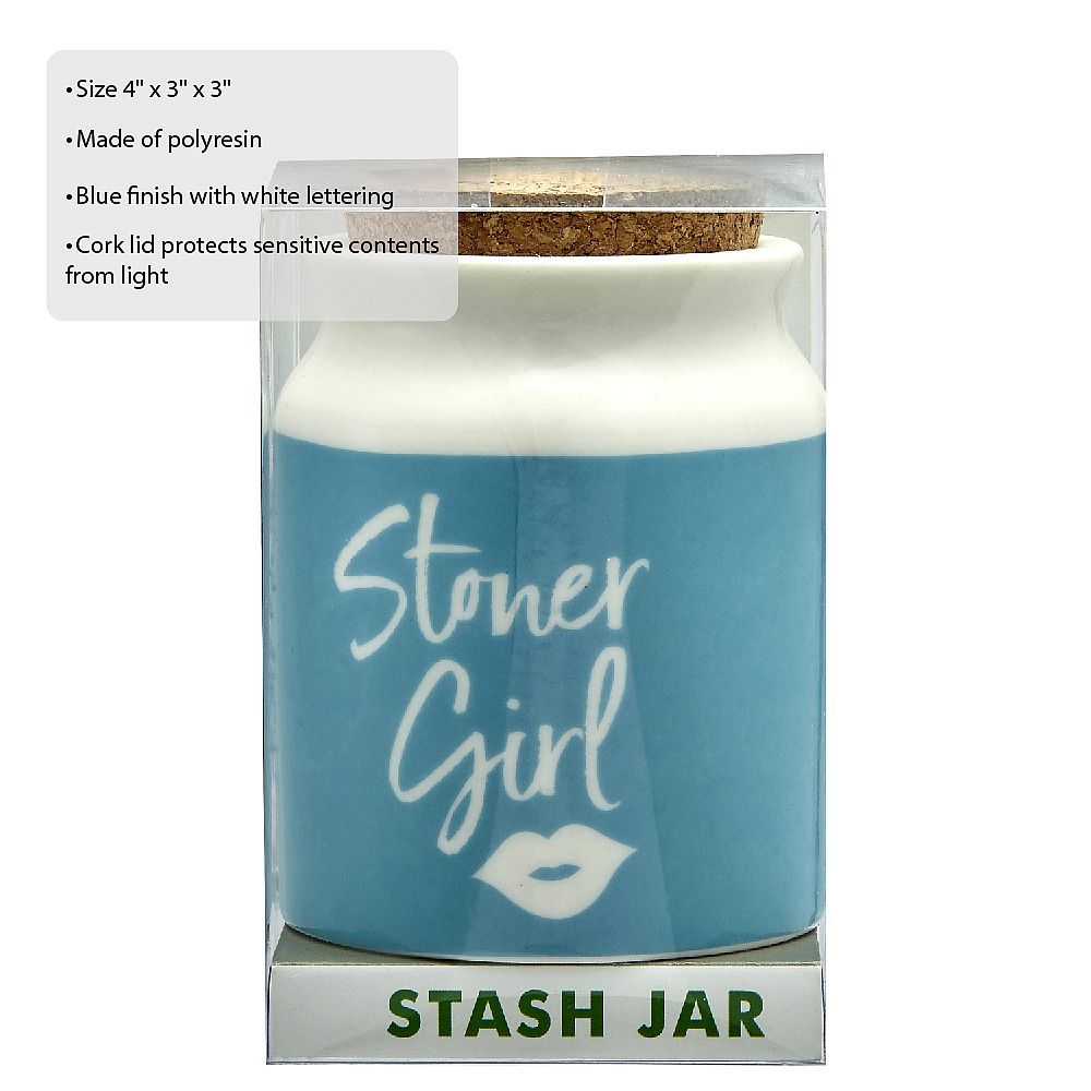 Blue Stoner Girl Stash Jar [VT13260]