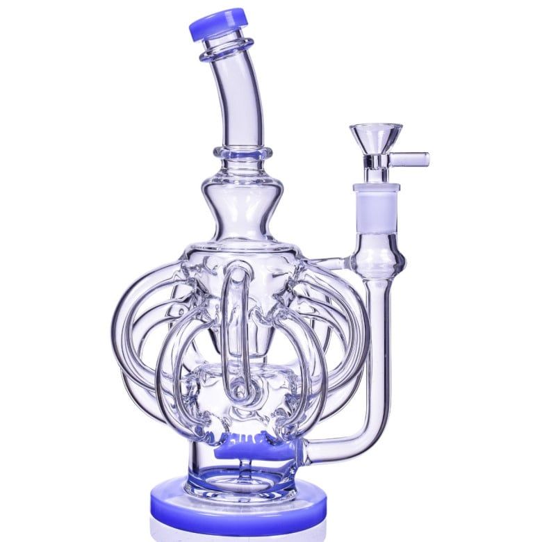 Clover 10&quot; Vortex Octopus Arm Recycler Cobalt WPD190