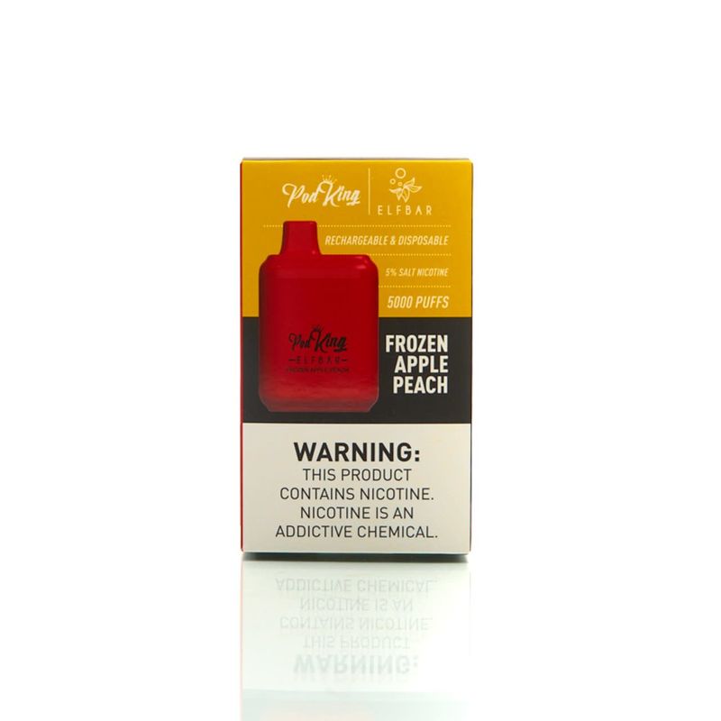 ELFBAR Pod King Frozen Apple Peach 5000 Puff 5%