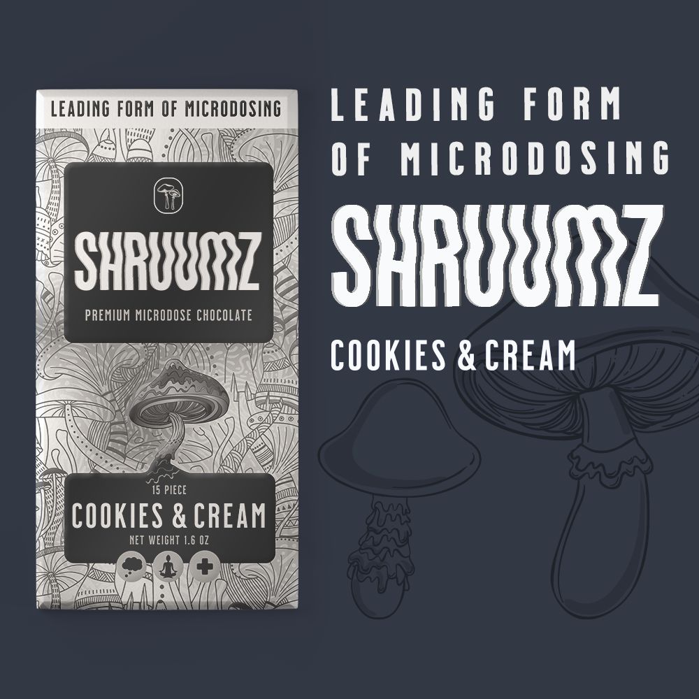 Shruumz Chocolate Bar Cookie &amp; Cream