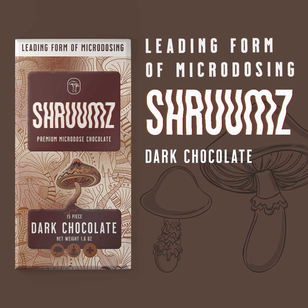 Shruumz Chocolate Bar Dark Chocolate Box