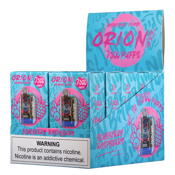 Orion Bar 7500 Puff - Blueberry Raspberry Box