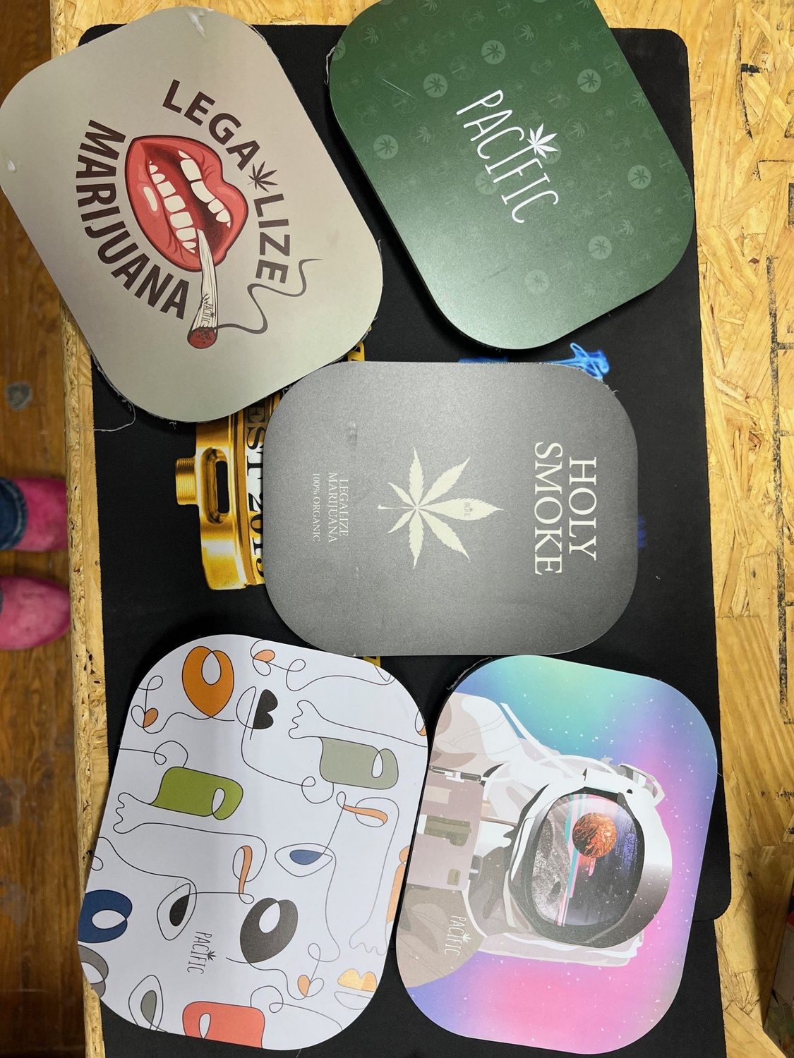 Pacific Metal Rolling Trays Variety 12ct