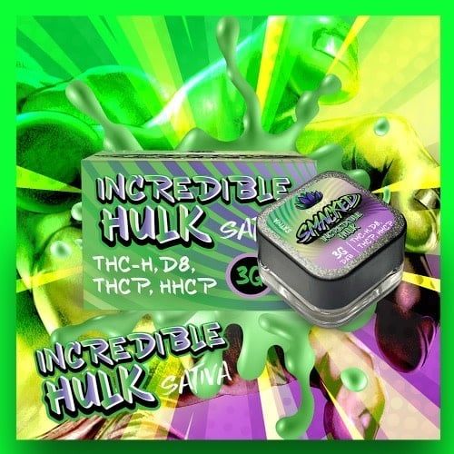 Smacked Incredible Hulk 3g Dab Sativa Box