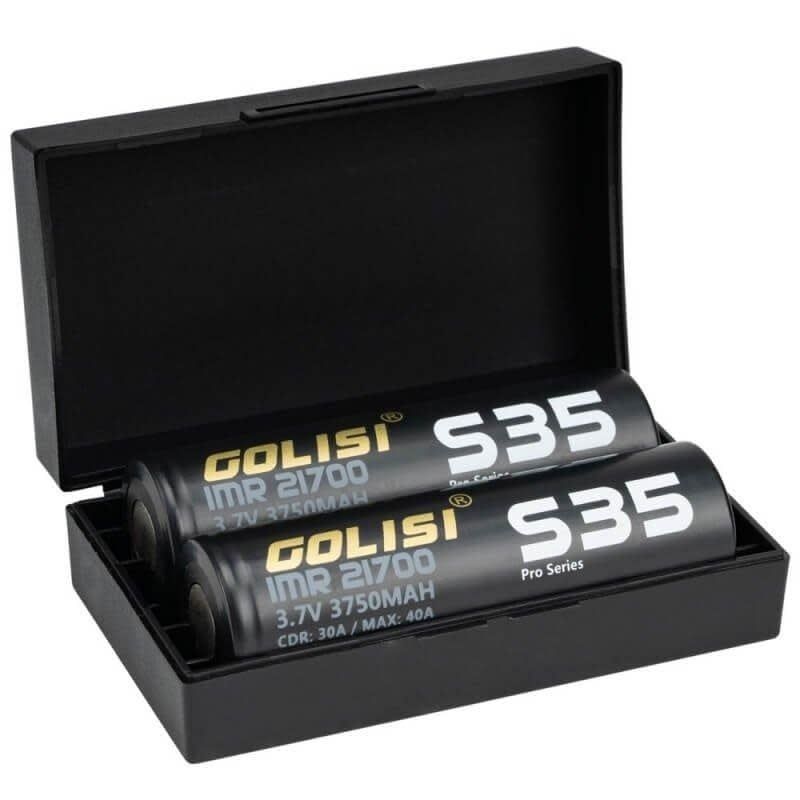 Golisi S35 High Drain IMR 21700 Battery 3750mah 40a Single
