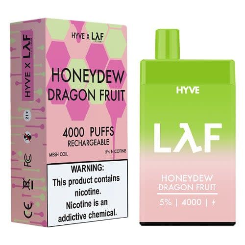 HYVE x LYF Honeydew Dragon Fruit 4000puff
