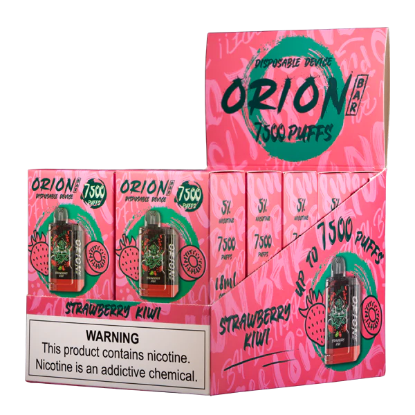 Orion Bar 7500 Puff - Strawberry Kiwi Box