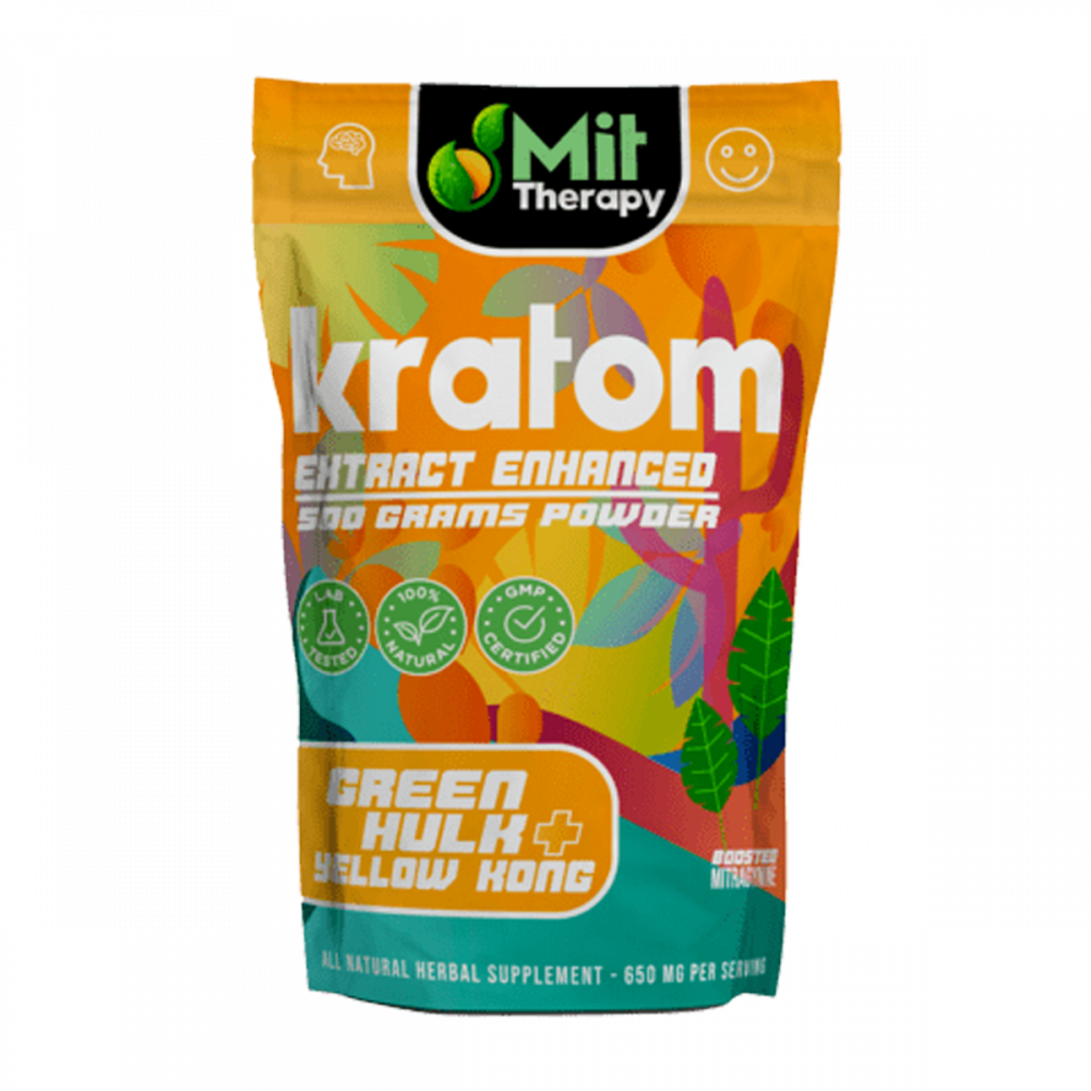 MIT Therapy Kratom Green Hulk + Yellow Kong 10ct