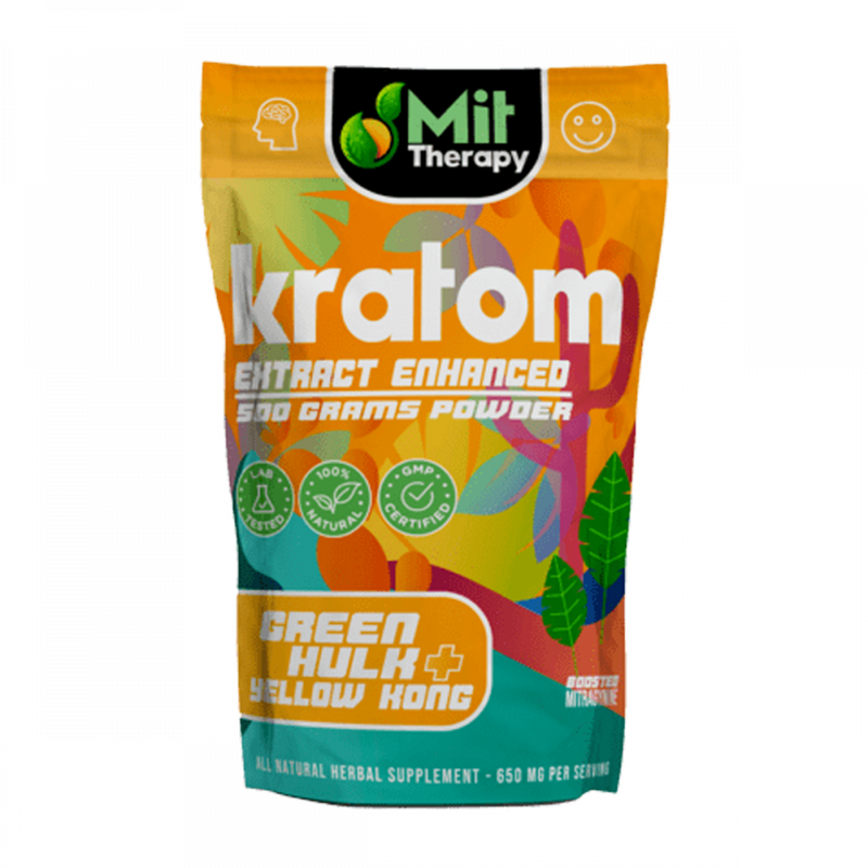 MIT Therapy Kratom Green Hulk + Yellow Kong 10ct