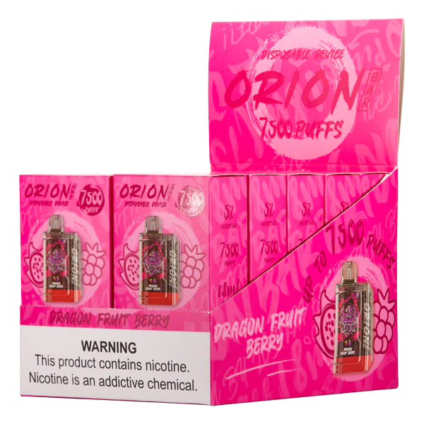 Orion Bar 7500 Puff - DragonFruit Berry Box