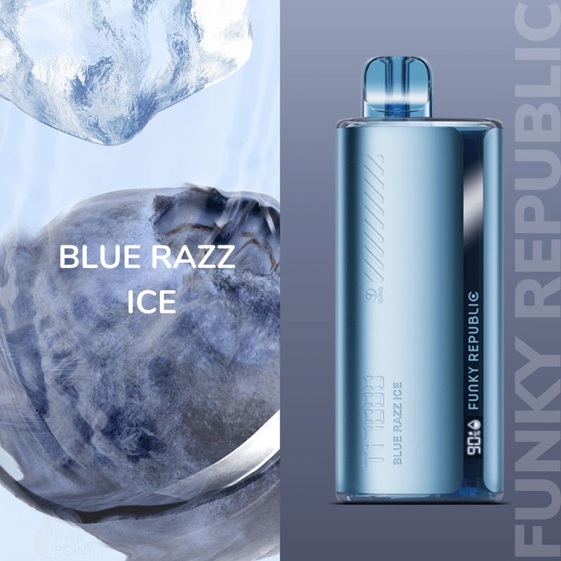 Funky Republic Ti7000 Blue Razz Ice