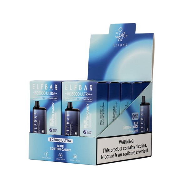 Elfbar 5000 Ultra - Blue Cotton Candy Box