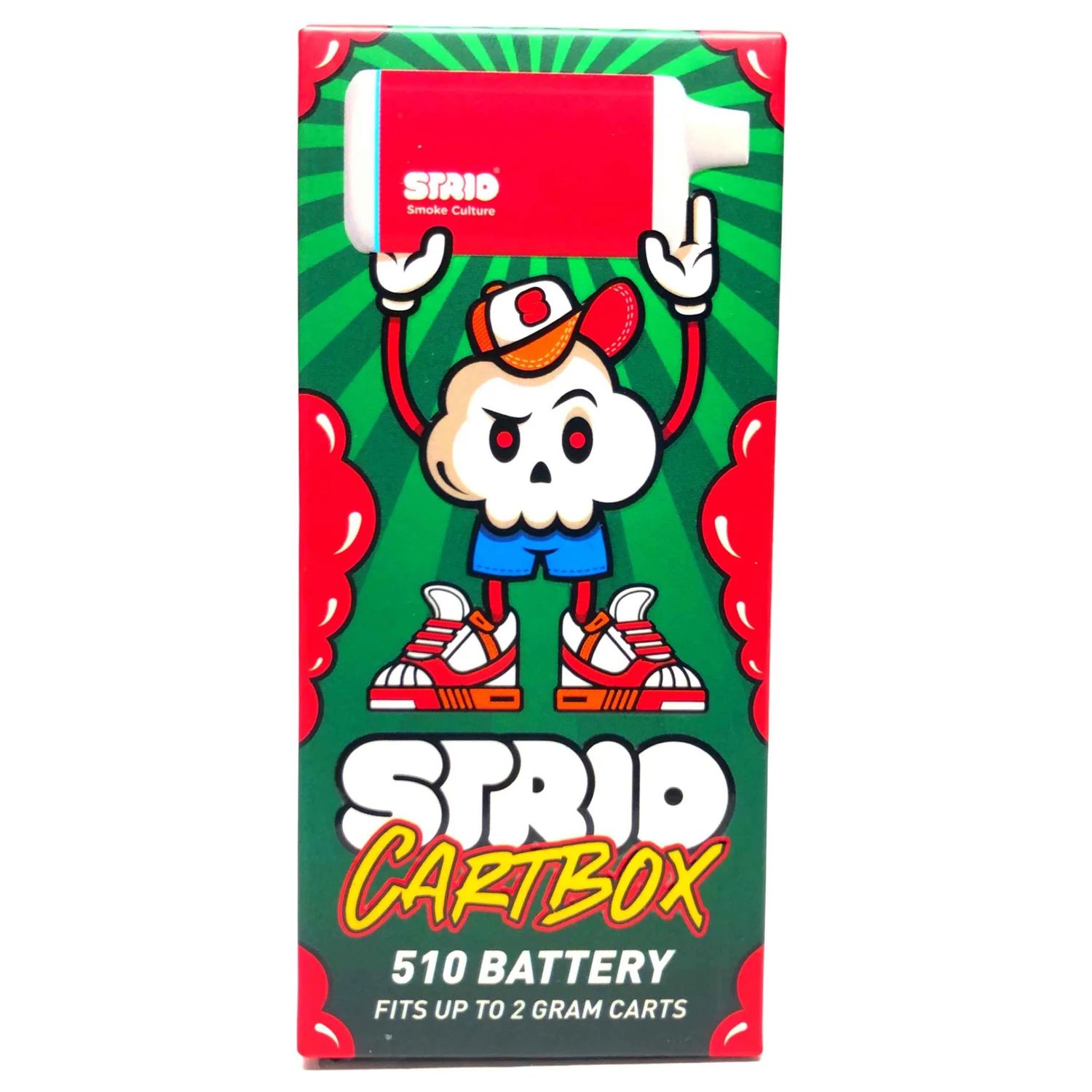 STRIO Incognito CartBox 510 Battery -Red