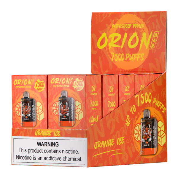 Orion Bar 7500 Puff - Orange Ice Box