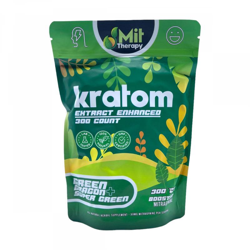 MIT Therapy Kratom Green Dragon + Super Green 10ct