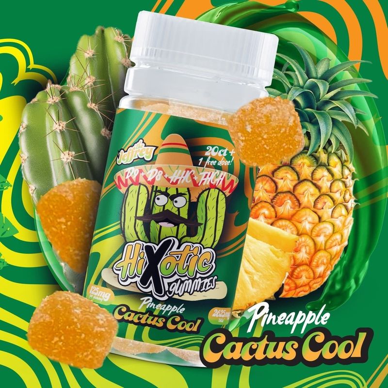 Hixotic Jeffrey Cactus Cooler Gummies 20ct 2625mg
