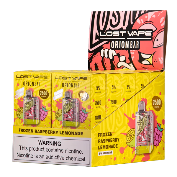 Orion Bar 7500 Puff - Frozen Raspberry Lemonade Box