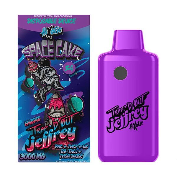 Trap’d Out 3g Space Cake Disposable PHC+THCP+D8+D9+THCu+THCA Sauce Box