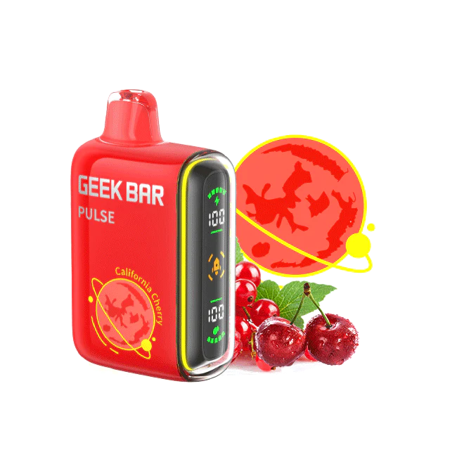 Geek Bar Pulse 10000 Puffs-California Cherry-5pk Box