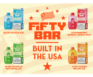 Fifty Bar 6500 - Triple Watermelon 10pk Box
