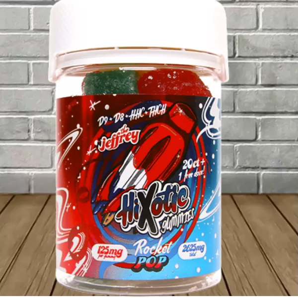 Hixotic Jeffrey Rocket Pop Gummies 20ct 2625mg