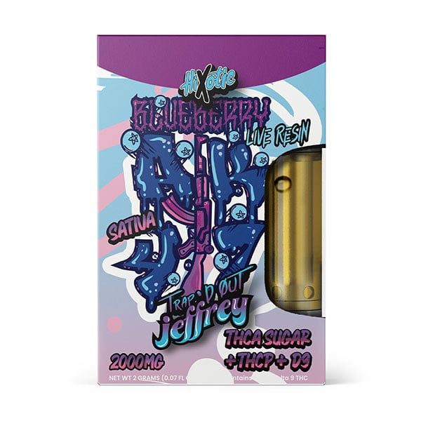 Trap’d Out Jeffrey Blueberry AK47 2G Cart