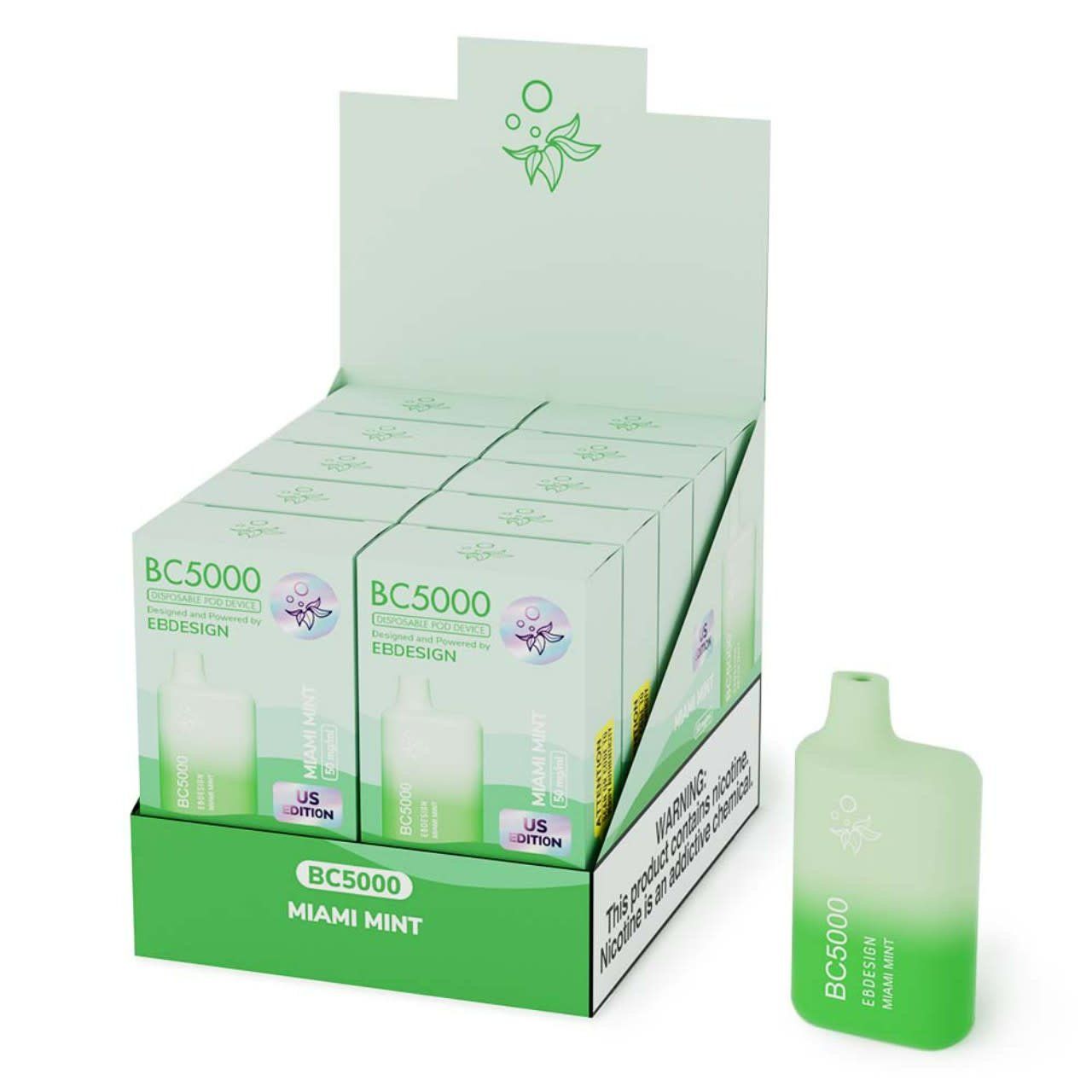 EB Designs BC5000 Miami Mint 5% Box