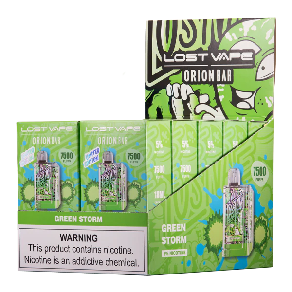 Orion Bar 7500 Puff - Green Storm Box