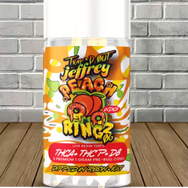 Trap’d Out Jeffrey Peach Ringz OG Preroll