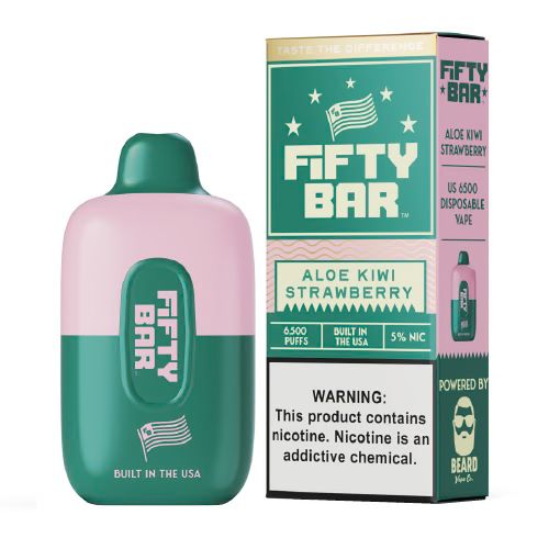 Fifty Bar 6500 -Aloe Kiwi Strawberry