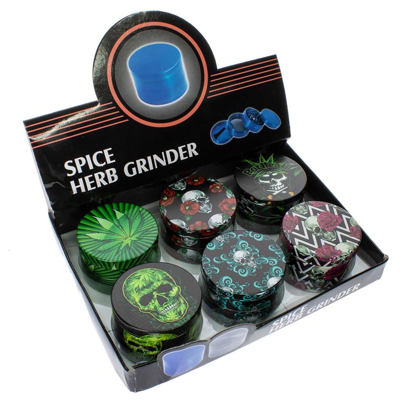 Metal Grinders - Flamin Skull 6pk box