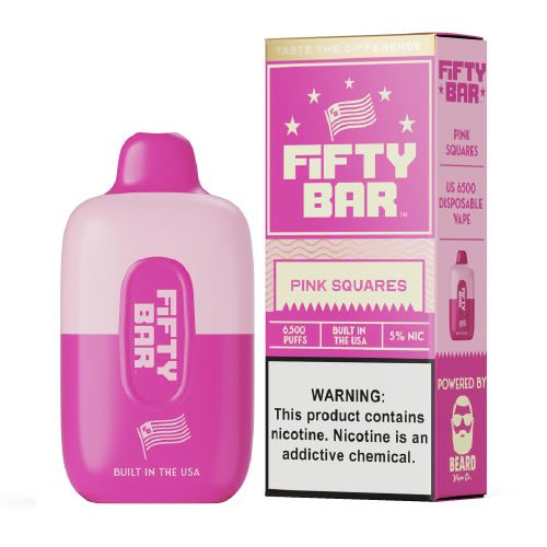 Fifty Bar 6500 -Pink Squares