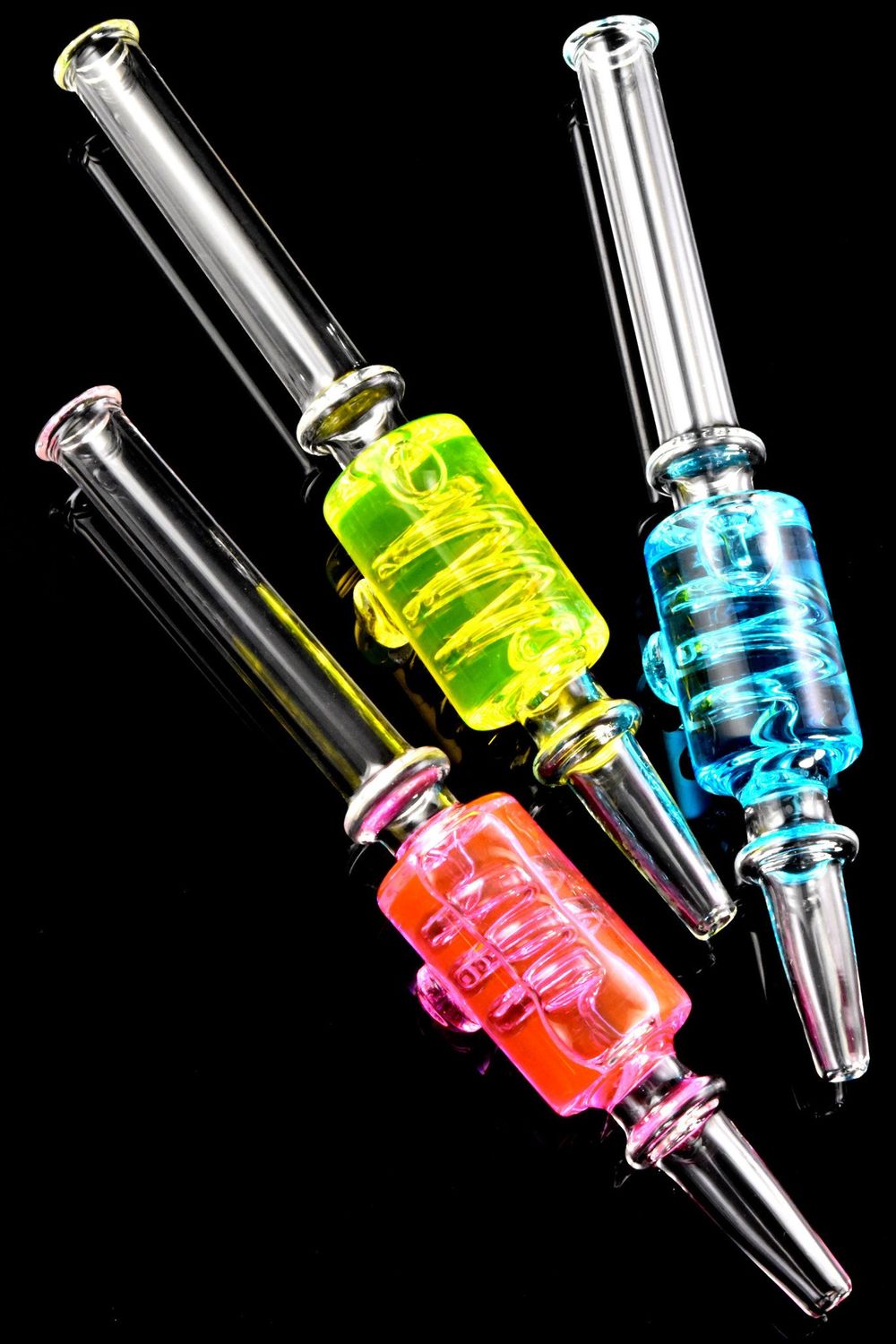 Pacific - Glycerine Melting Bubble Dab Straw - Green