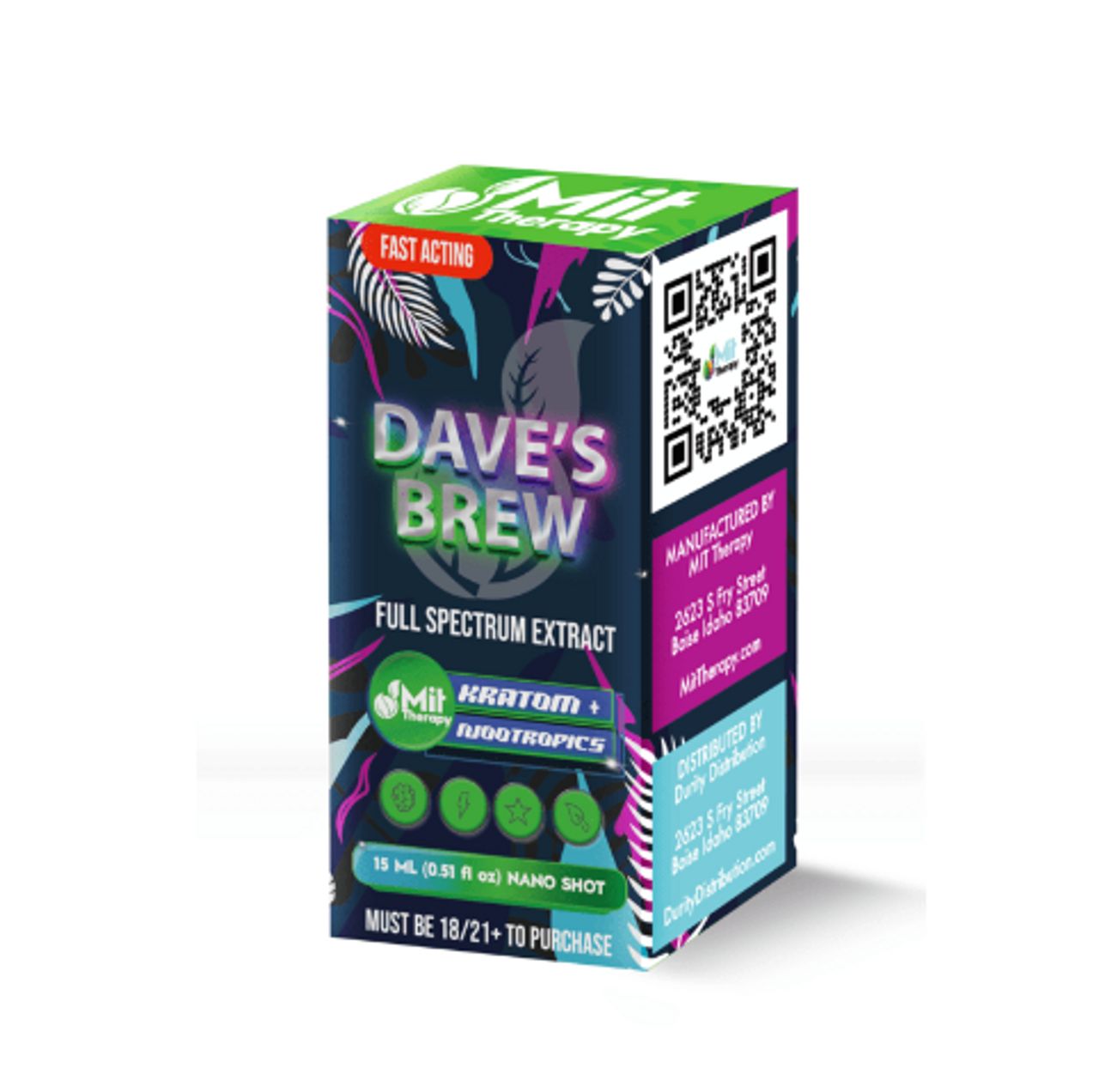 Dave’s Brew Kratom Tincture 15mL