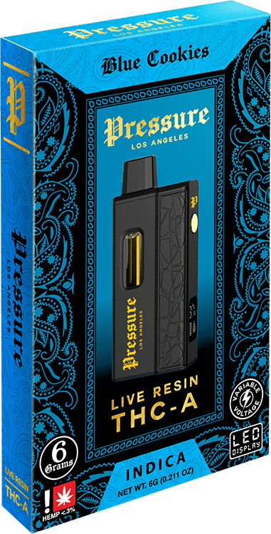 Pressure Live Resin THCA 6G Blue Cookies 5pk Box