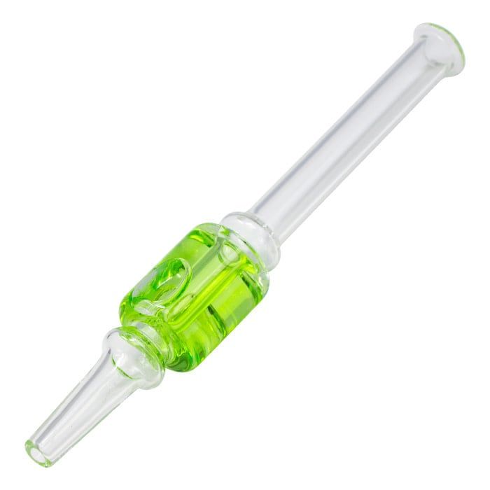 Pacific - Glycerine Melting Bubble Dab Straw - Jade Green