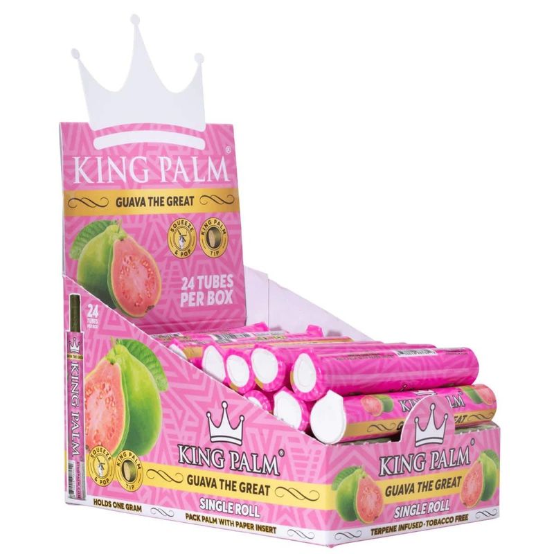 King Palm Cones Mini 1pk - Guava The Great  24ct Box