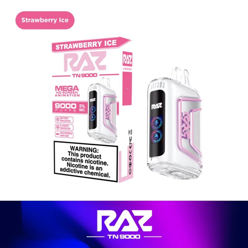 RAZ TN9000 Strawberry Ice