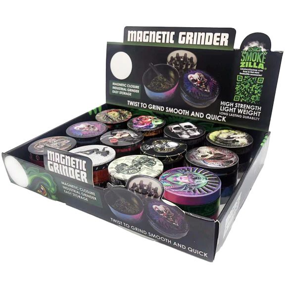 Metal Grinders - 55*45mm Artistic Colored Eye Small Grinder