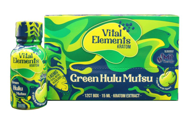 Vital Elements Shot Green Hulu Mutsu 12ct Box