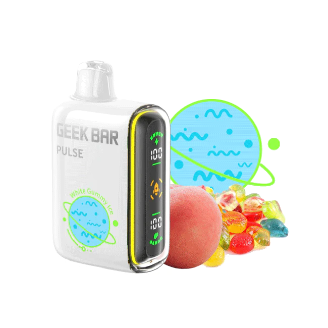 Geek Bar Pulse 10000 Puffs-White Gummy Ice
