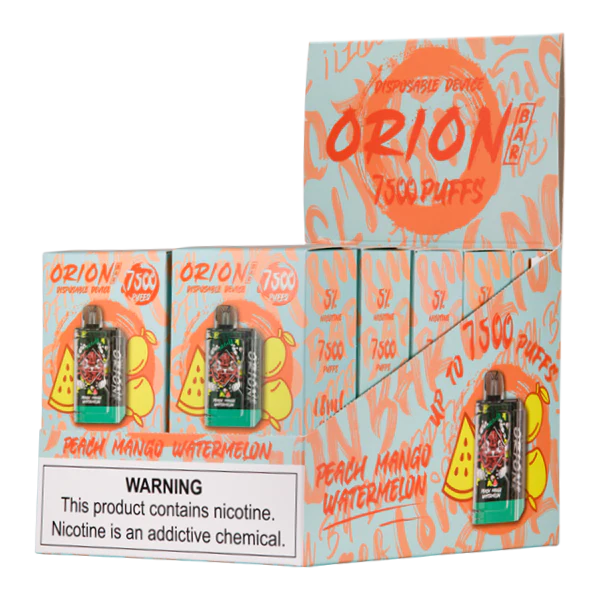 Orion Bar 7500 Puff - Peach Mango Watermelon Box