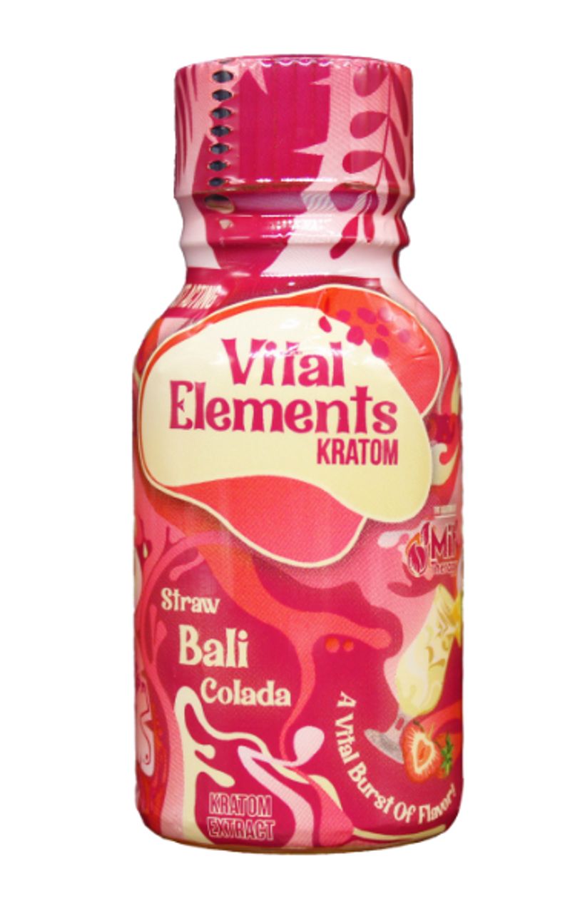 Vital Elements Shot Straw Bali Colada 12ct Box