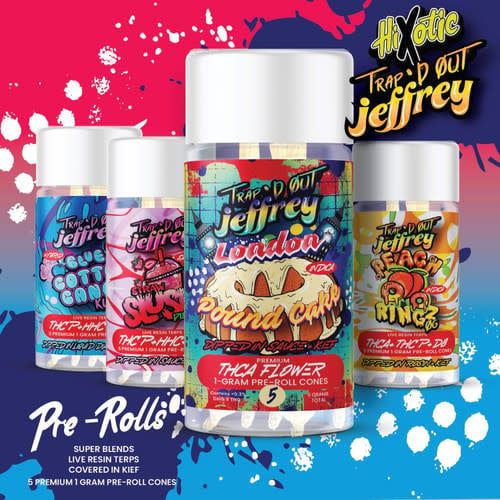Trap’d Out Jeffrey London Pound Cake Preroll Box