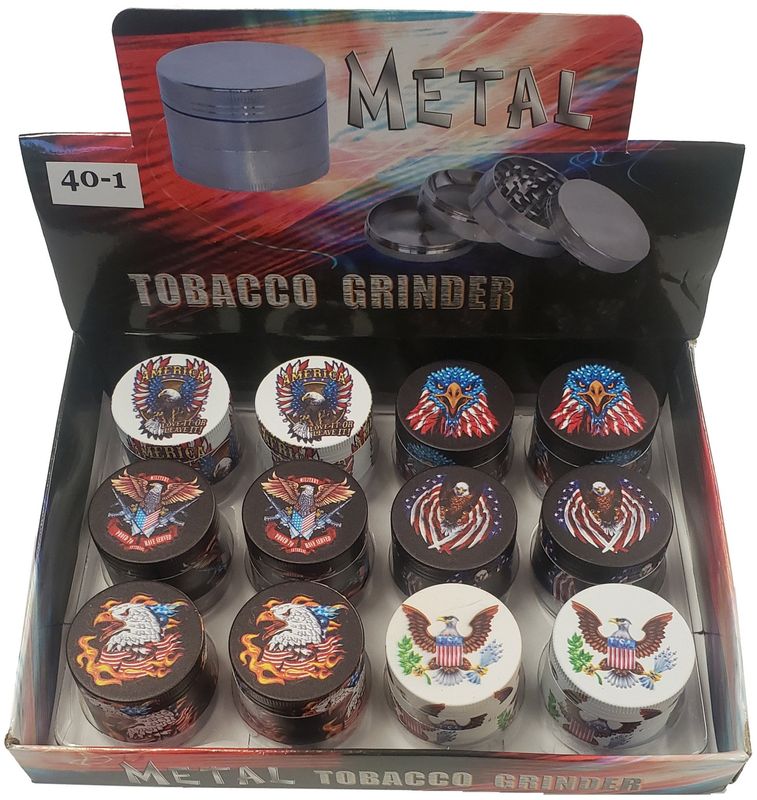 Metal Grinders - American Eagle White Base 4 part 12pk box