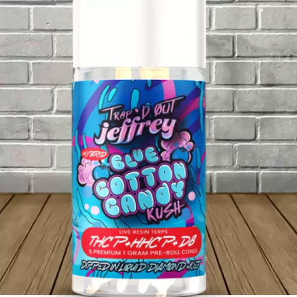 Trap’d Out Jeffrey Blue Cotton Candy Preroll